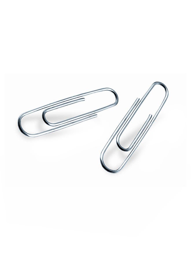 أوفيس ميت مجموع مشابك للأوراق مكونة من 10 قطع فضي - Image 1