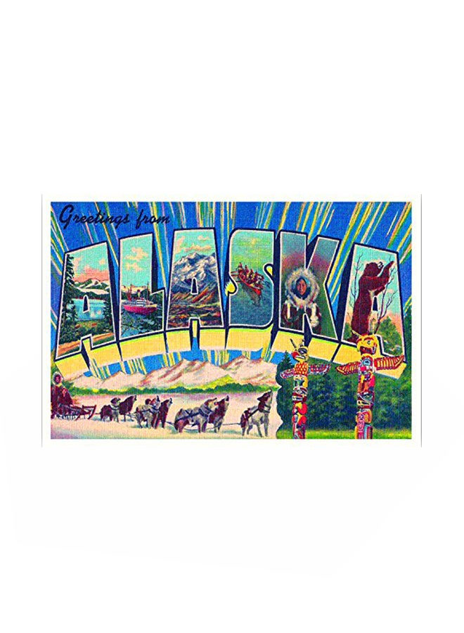 Postcard Fair Set Of 20 Greetings From Alaska Vintage Reprint Postcard - Image 1