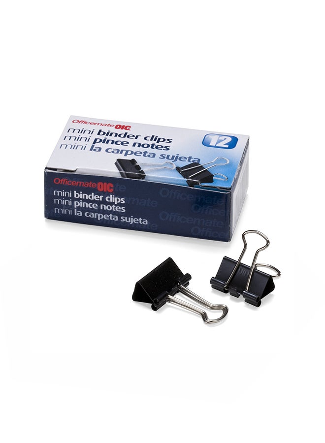 أوفيس ميت عبوة مشابك ربط صغيرة من 144 قطعة أسود - Image 1