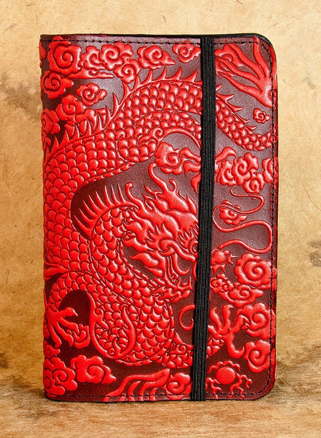 Oberon Design - Cloud Dragon Pocket Notebook Cover Red - Image 1