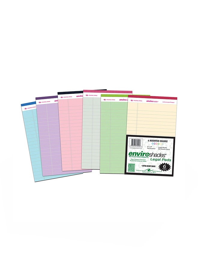 رورينج سبرينج Pack Of 6 Enviroshades Legal Pad - Image 1