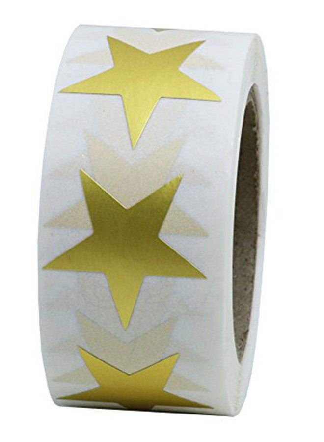 1-Piece Star Shape Paper Color-Coding Label Gold