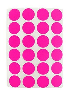 ChromaLabel 1008-Piece Colour-Code Dot Label Pink  - Image 1