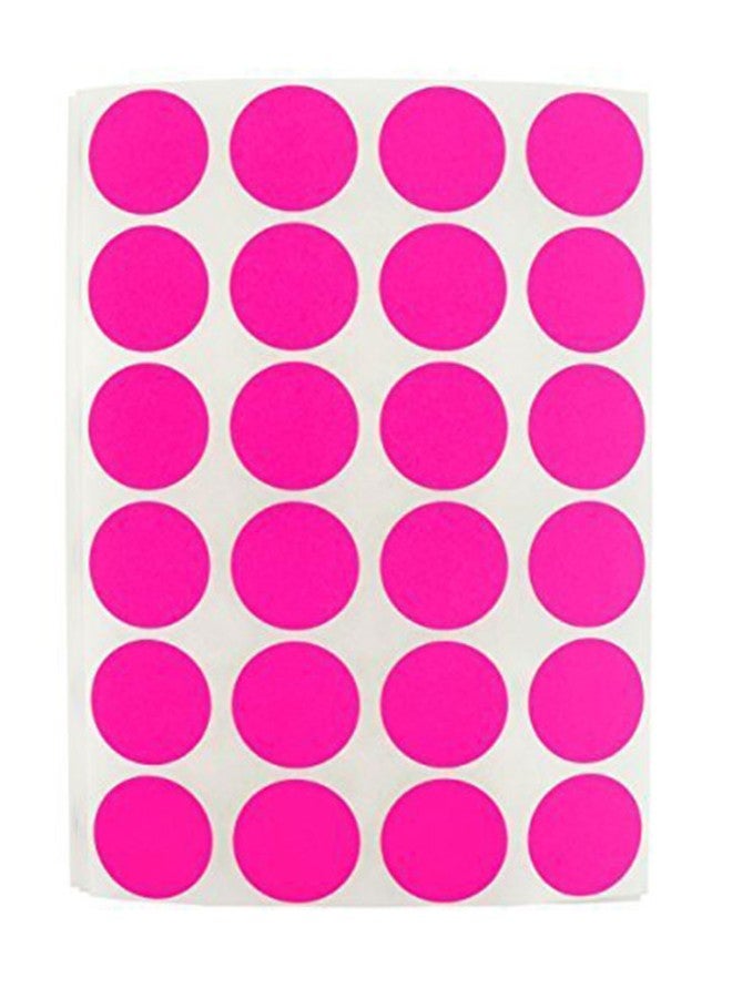 ChromaLabel 1008-Piece Colour-Code Dot Label Pink - Image 1