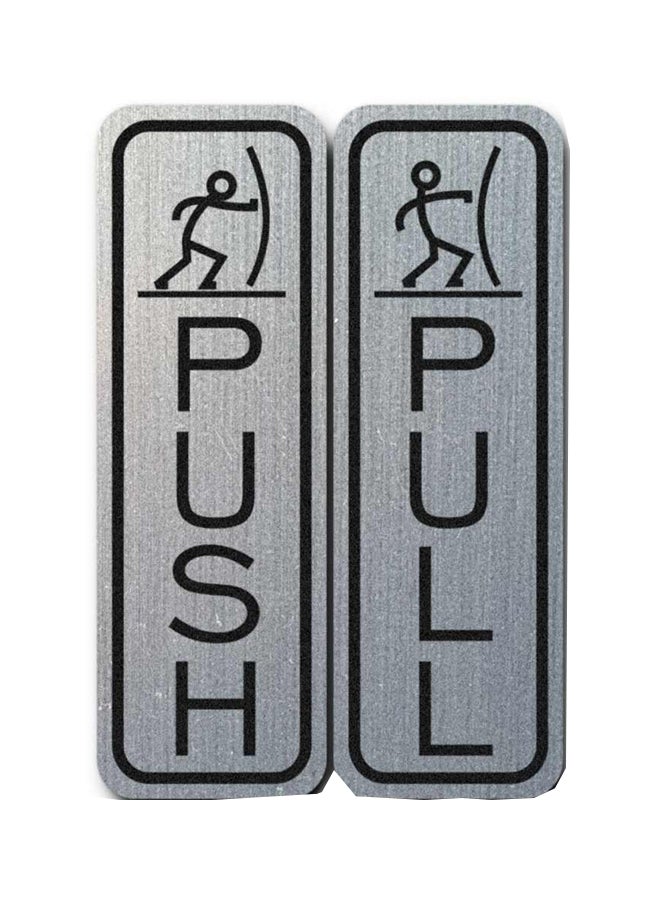 لافتة كلاسيكية مرحة للباب تحمل كلمات 'Push' 'Pull' - v1552974258/N21836728A_1