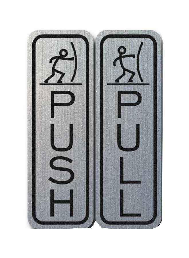 All Quality Classic Fun Push Pull Door Sign - Image 1