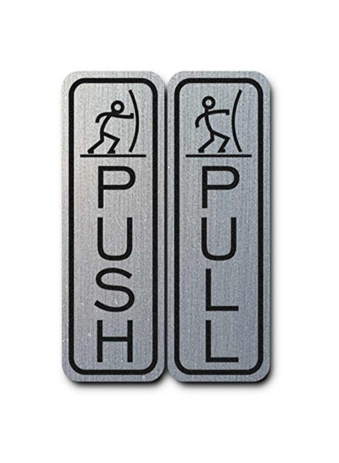 لافتة كلاسيكية مرحة للباب تحمل كلمات 'Push' 'Pull' - v1552974259/N21836728A_2