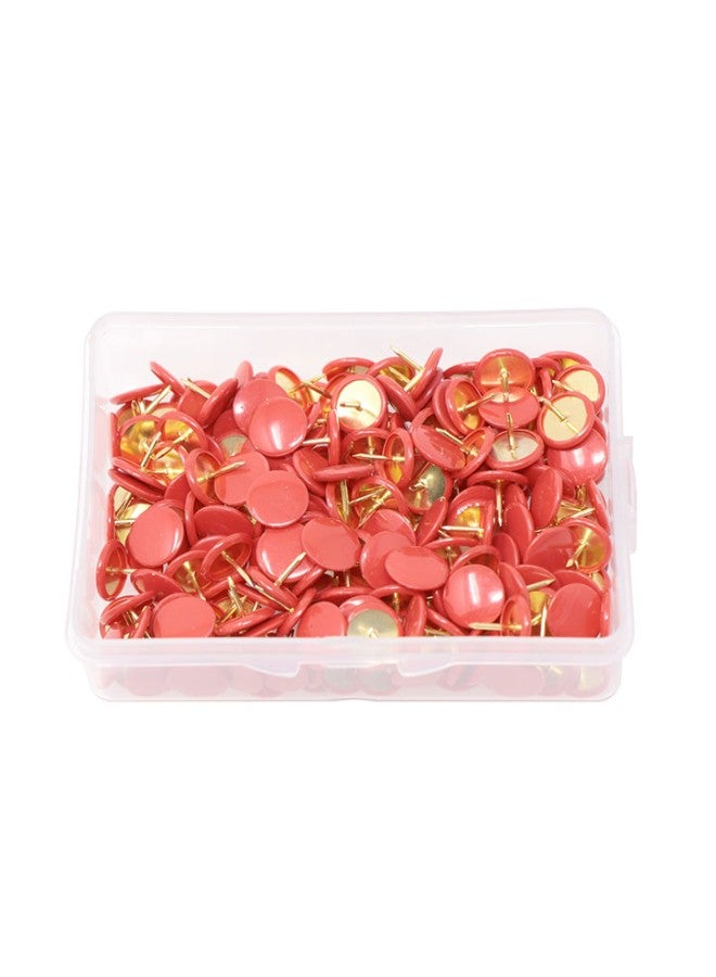 VAPKER 200-Piece Plastic Round Head Thumbtack Pink - Image 2