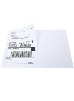 MFLABEL 200-Piece Half Sheet Self Adhesive Shipping Label White  - Image 2