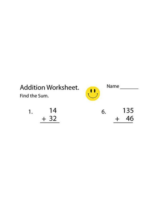 500-Piece Smiley Face Adhesive Color-Coding Label Yellow - v1552974287/N21836519A_2