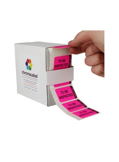 ChromaLabel 250-Piece To Be Inspected Label With Dispenser Box Multicolour  - Image 2