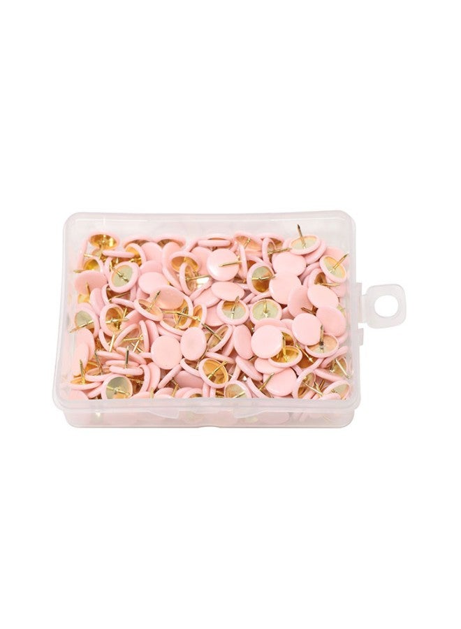 VAPKER 200-Piece Plastic Round Head Thumbtacks Pink - Image 2