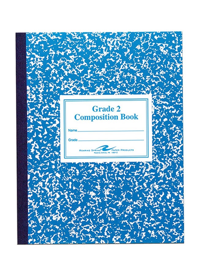 Roaring Spring Pack Of 5 Grade 2 Composition Book Blue  - Image 1