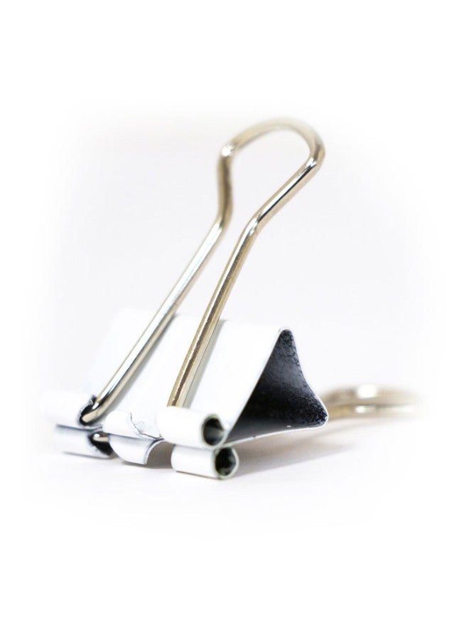 JAM Paper Pack Of 25 Colourful Binder Clip Silver  - Image 2