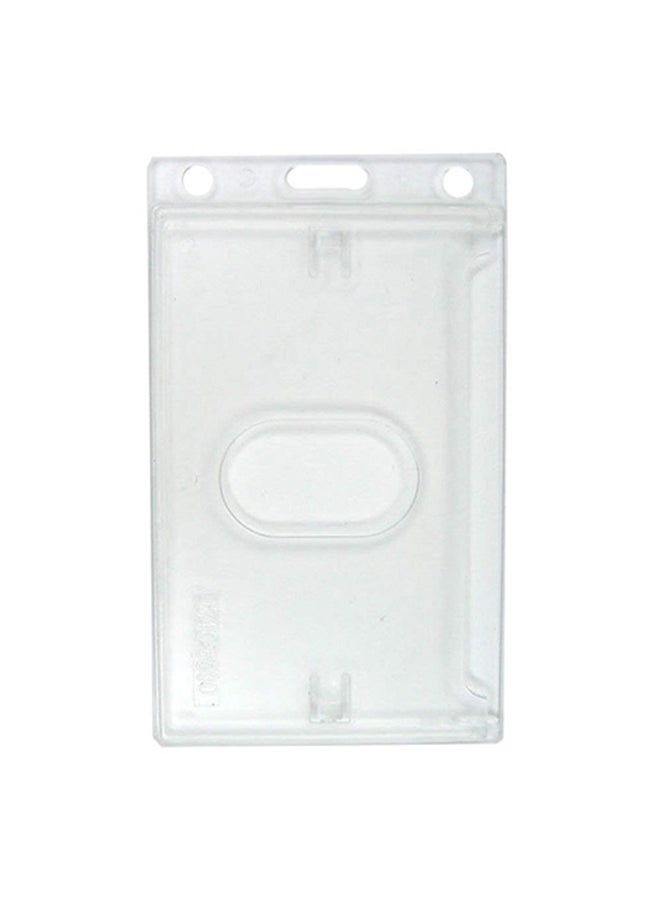 Specialist ID Frosted Vertical Rigid Card Dispenser Clear  - Image 1