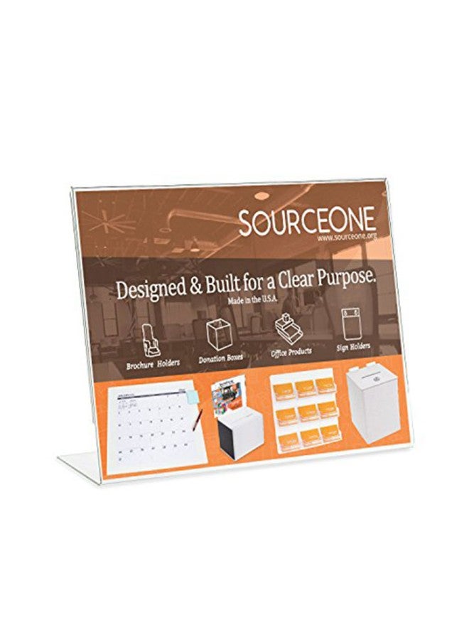 SOURCEONE.ORG Deluxe Sign Holder Clear