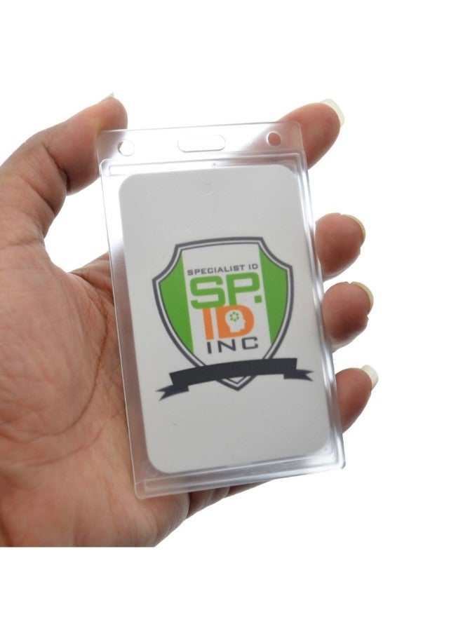 Specialist ID Frosted Vertical Rigid Card Dispenser Clear  - Image 2