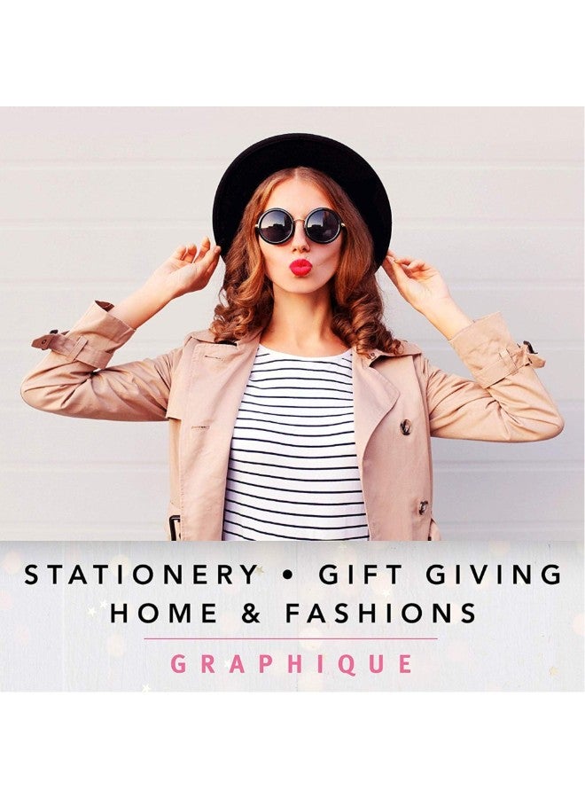 Graphique Gold Dots Magnetic Notepad White - Image 2