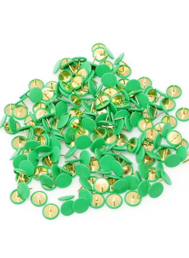 VAPKER 200-Piece Plastic Round Head Thumbtacks Green - Image 3