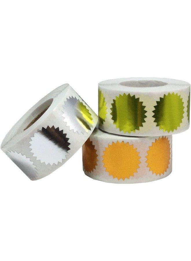 إن ستوك ليبلز.كوم ملصقات تسمية بحواف مسننة للترميز بالألوان متعدد الألوان - Image 3