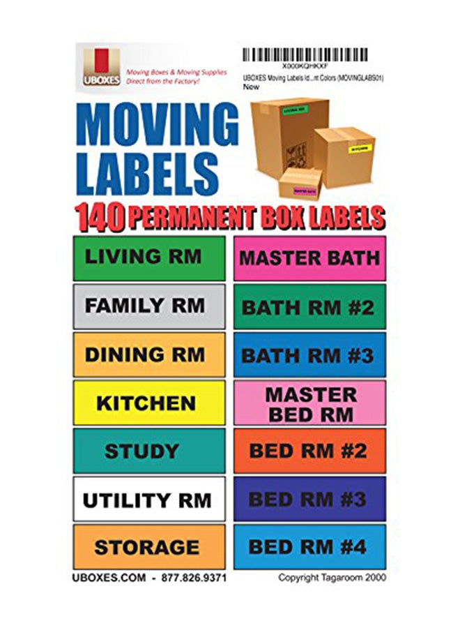 Moving Label Multicolour