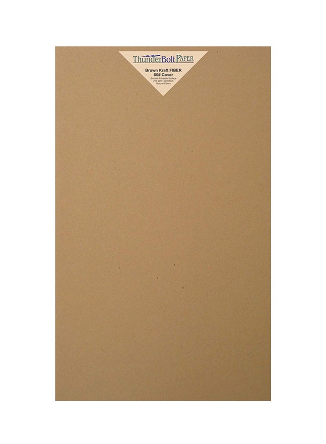 ThunderBolt Paper 80-Sheet Kraft Fiber Cover Paper - Image 1