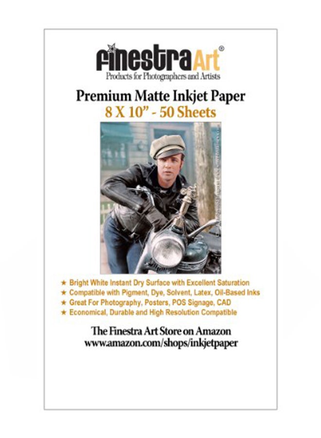 فينيسترا آرت أوراق صور مخصصة للطابعة النافثة للحبر