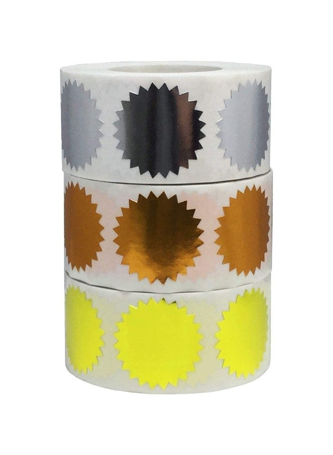 إن ستوك ليبلز.كوم ملصقات تسمية بحواف مسننة للترميز بالألوان متعدد الألوان - Image 2