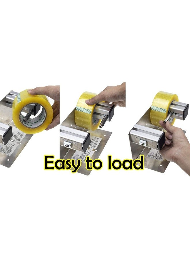 LDS Industry Desktop Table Top/Wall Mounted Tape and Label Dispenser Silver - Image 2