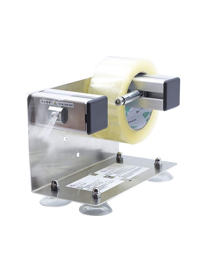 LDS Industry Desktop Table Top/Wall Mounted Tape and Label Dispenser Silver - Image 1