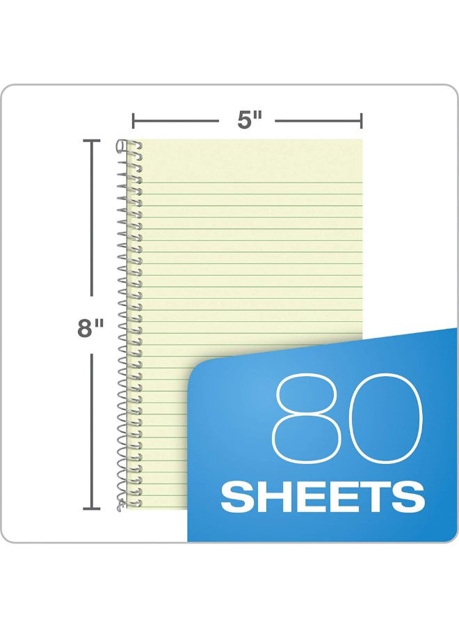 أمباد دفتر ملاحظات بسلك مفرد من 80 صفحة بني - Image 3