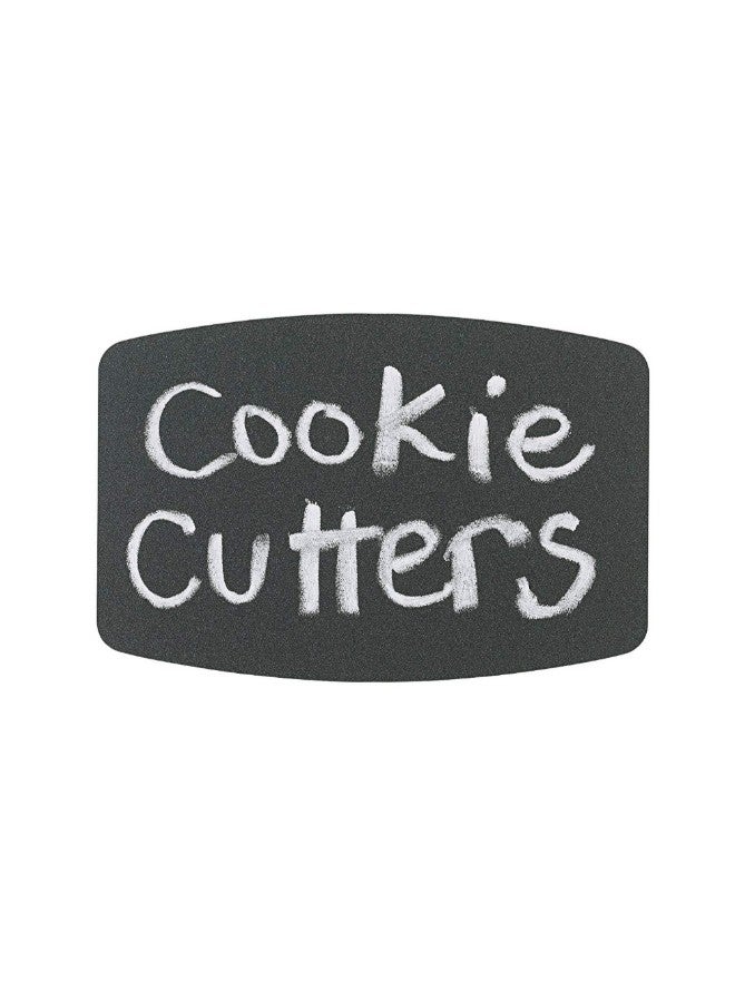 AVERY 4-Piece Removable Chalkboard All-Purpose Label Black - Image 3