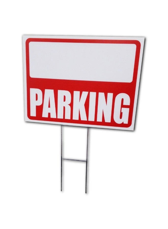Visibility Signage Parking Lawn Sign Kit With Giant Arrow Sticker - Image 3