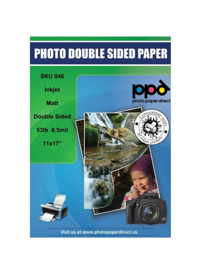 ppd 50-Sheet Inkjet Matt Double Sided Heavyweight Paper  - Image 2