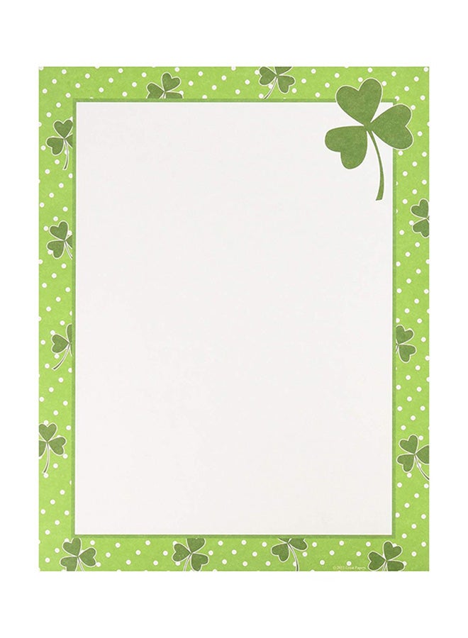 Great Papers! 80-Piece Clover Dots Letterhead Inkjet Printer Paper - Image 1