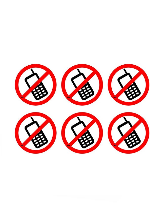 Rogue River Tactical - Pack Of 6 Vinyl Decal Indoor Sign Multicolour - Image 1