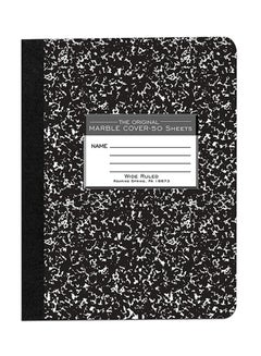 50-Sheet Hard Cover Composition Book - v1552974674/N21837845A_1