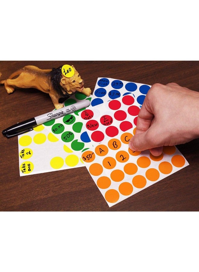 ChromaLabel - Pack Of 2000 Colour Code Dot Label Multicolour - Image 1
