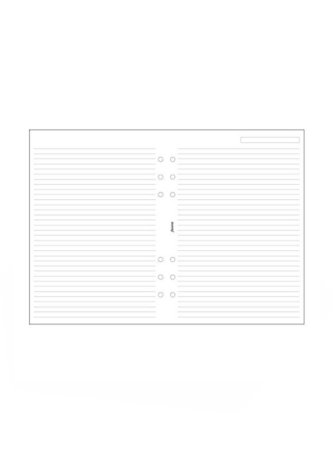 A5 Ruled White Paper