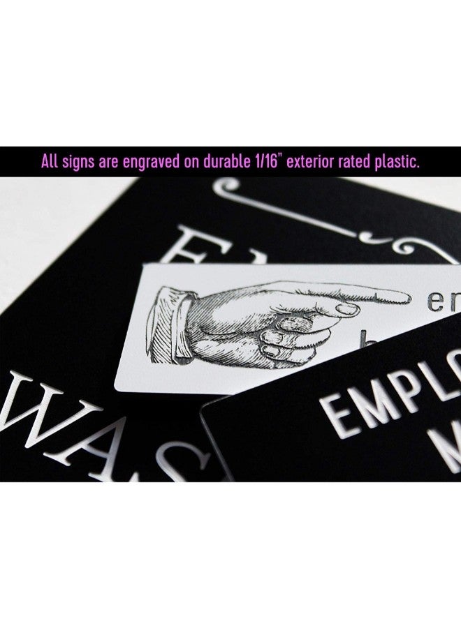 Rosenkranz & Co. All Gender Restroom Sign With Mens' Changing Table Icon Black/White  - Image 2