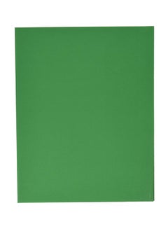 School Smart Pack OF 25 2-Pocket Folder Green  - Image 1