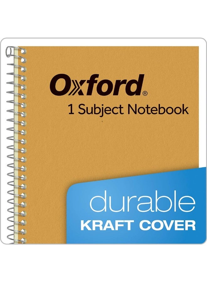 أمباد دفتر ملاحظات بسلك مفرد من 80 صفحة بني - Image 2