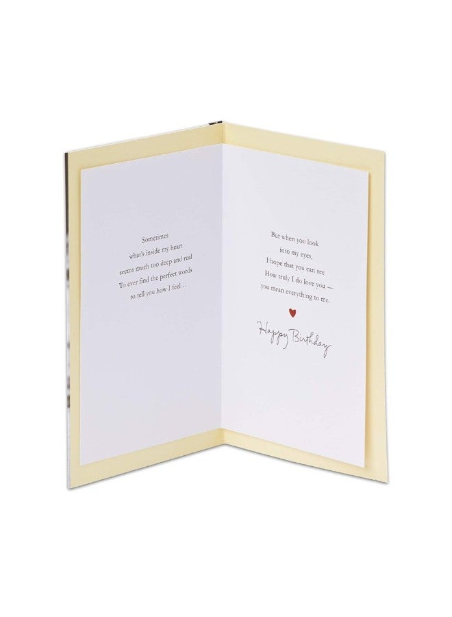 American Greetings Love Being With You Birthday Card For Sweetheart With Foil - Image 2
