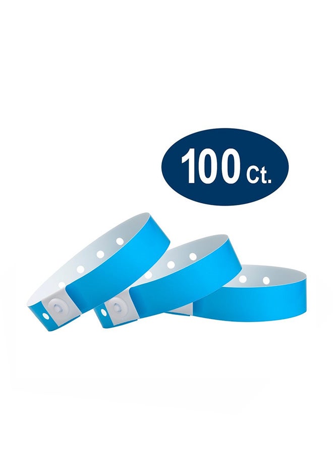 Wristco Pack Of 100 Wristband Blue  - Image 1