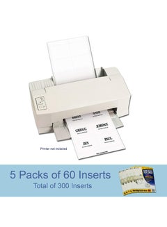 C-Line Replacement Inkjet/Laser Printer Badge Insert White  - Image 3