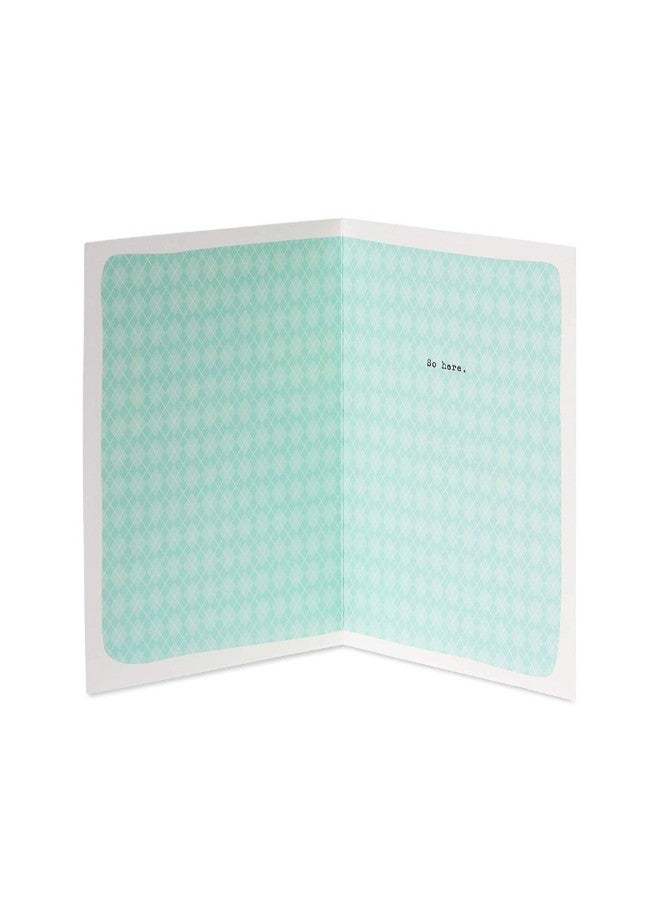 American Greetings Funny Sweater Cat Birthday Card With Flocking - Image 2