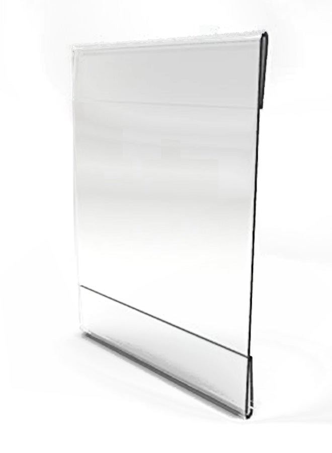 FixtureDisplays Window Sign Holder Clear - Image 1