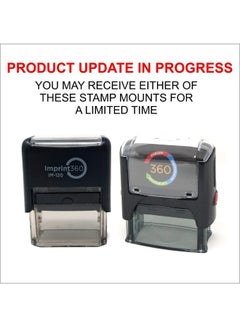 COMPLETED w/Signature Line Heavy Duty Commercial Quality Self-Inking Rubber Stamp Black/Clear - v1552974785/N21838196A_3