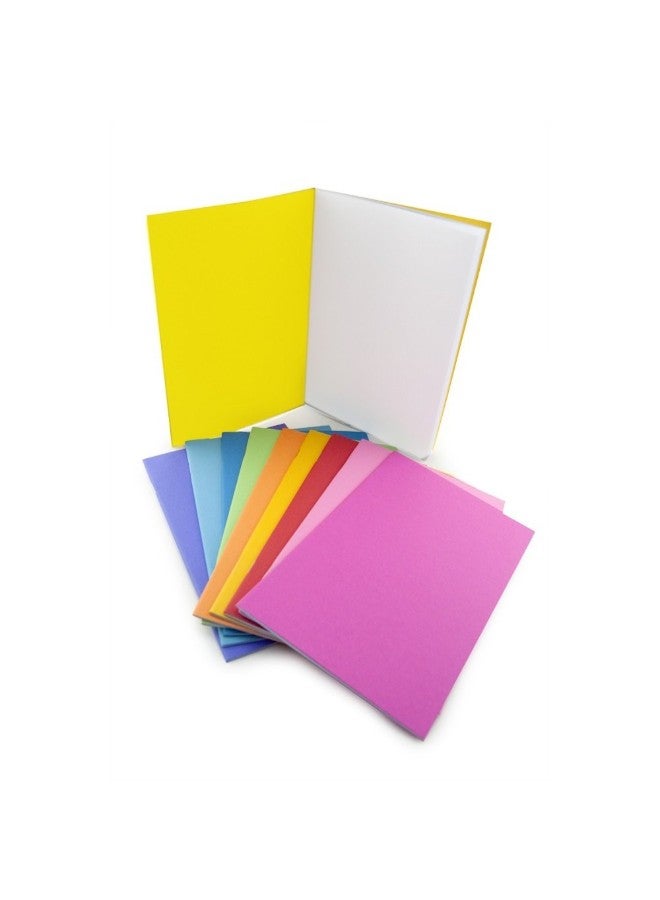 Hygloss Pack Of 10 Mini Bright Notebook Multicolour - Image 3