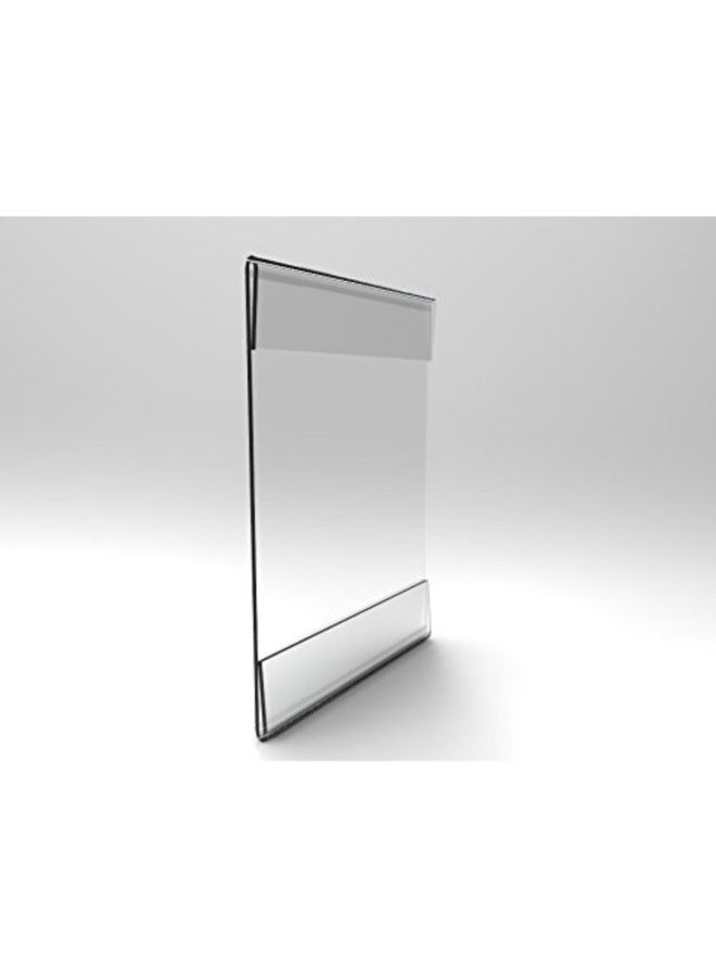 FixtureDisplays Window Sign Holder Clear - Image 2